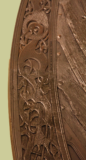 detail Osebergskipet – Oseberg Ship